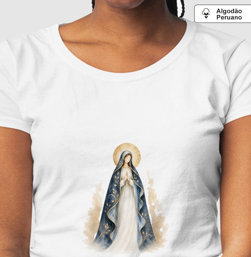Coleção Sob o Manto - Camiseta “Regina Caeli”