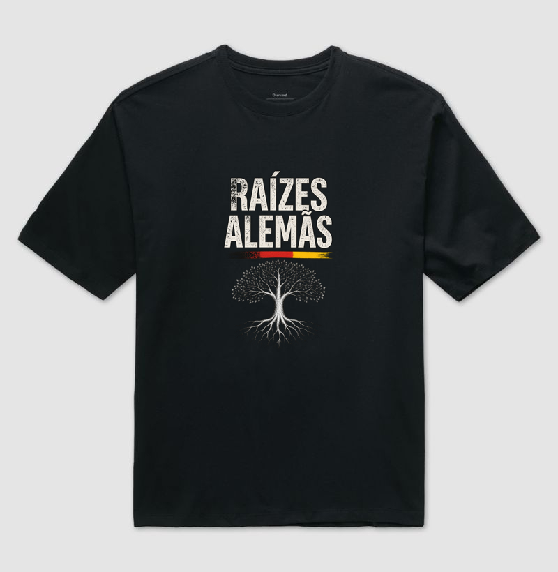Raízes Alemãs - Camiseta Oversized