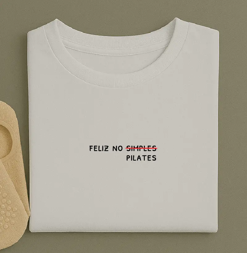 Feliz no pilates.