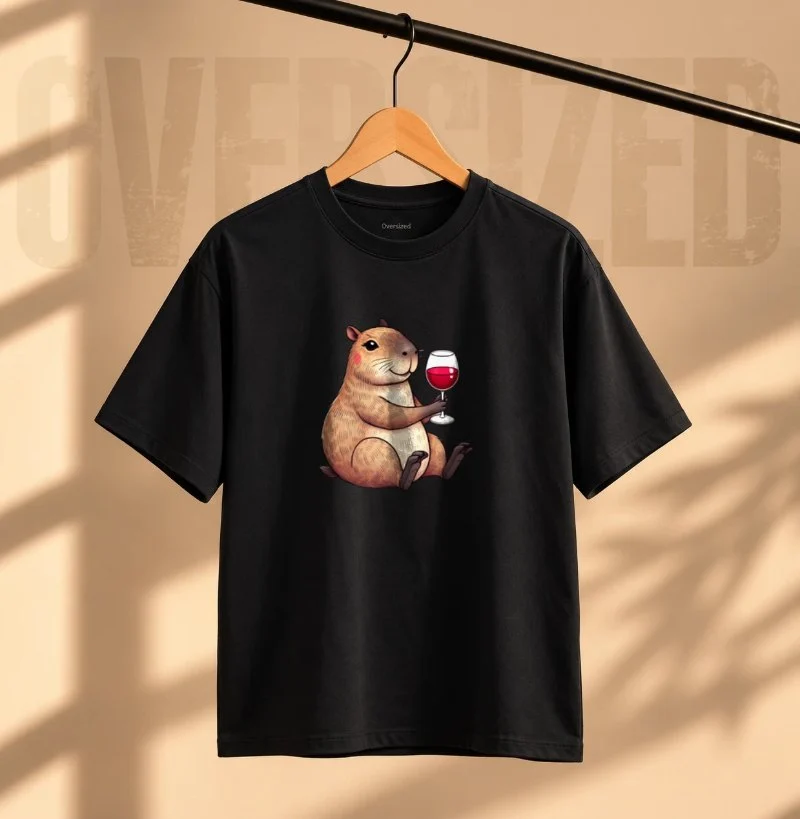 Camiseta Capivinho - Camiseta Oversized