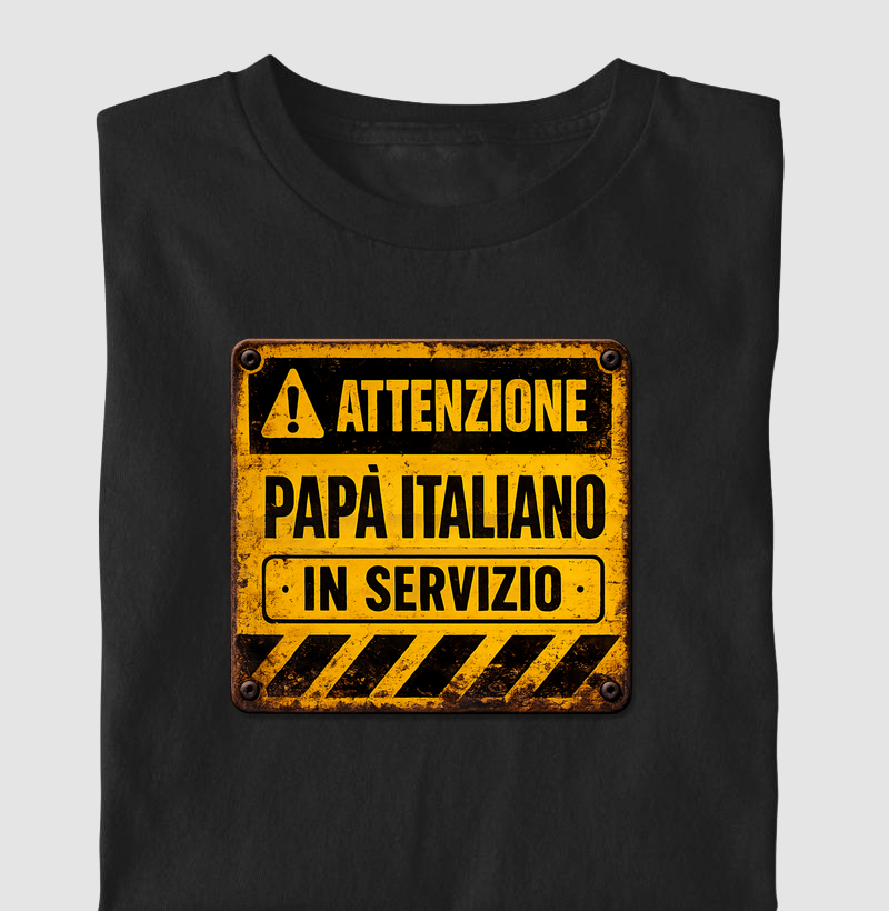 Papà in servizio ⚠️