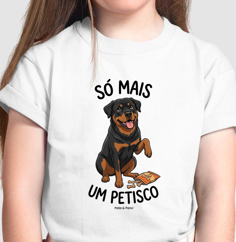 CAMISETA INFANTIL ROTTWEILER PETISCO