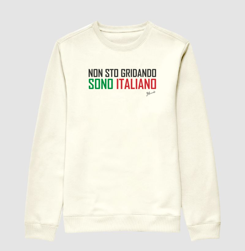 NÃO ESTOU GRITANDO, SOU ITALIANO
