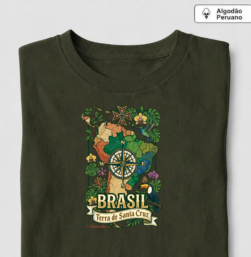 Brasil Terra de Santa Cruz (Rosa-dos-ventos) cores