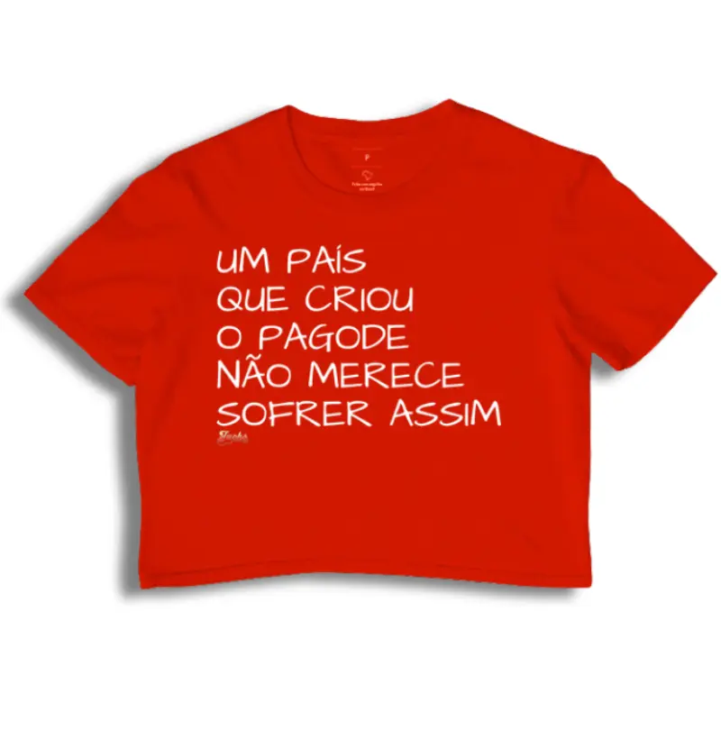 Um país que criou o pagode não pode sofrer assim