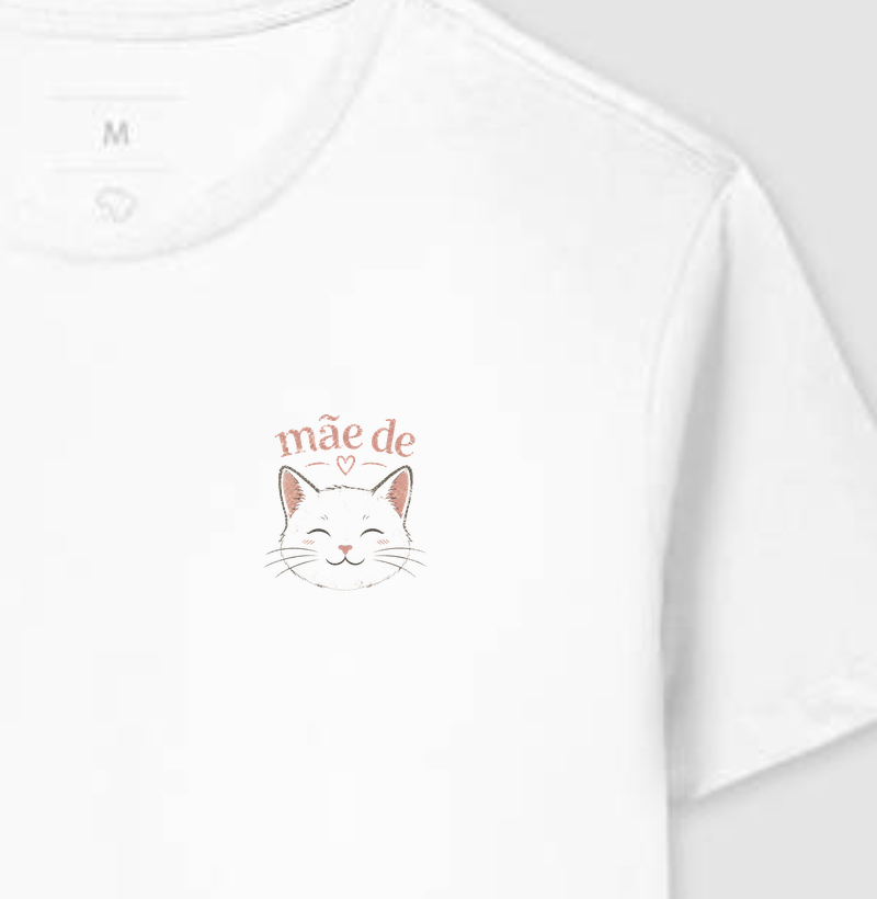 mãe de gato branco