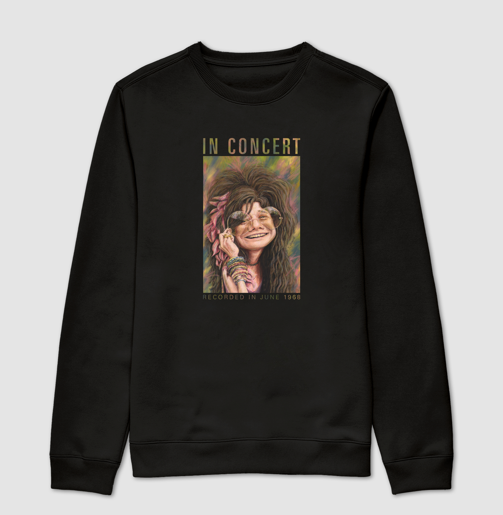 Janis Joplin - In concert - Suéter Moletom