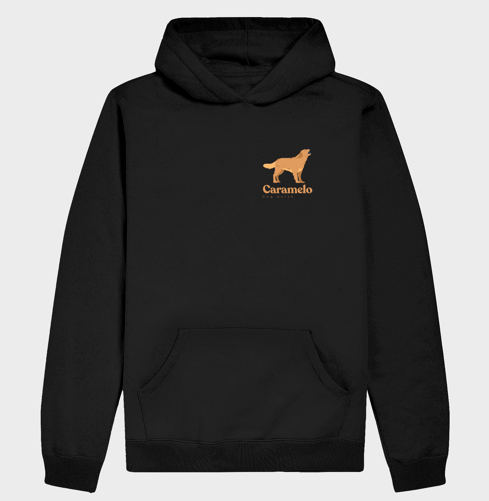 Hoodie Moletom Dog Pulse - Big Caramelo