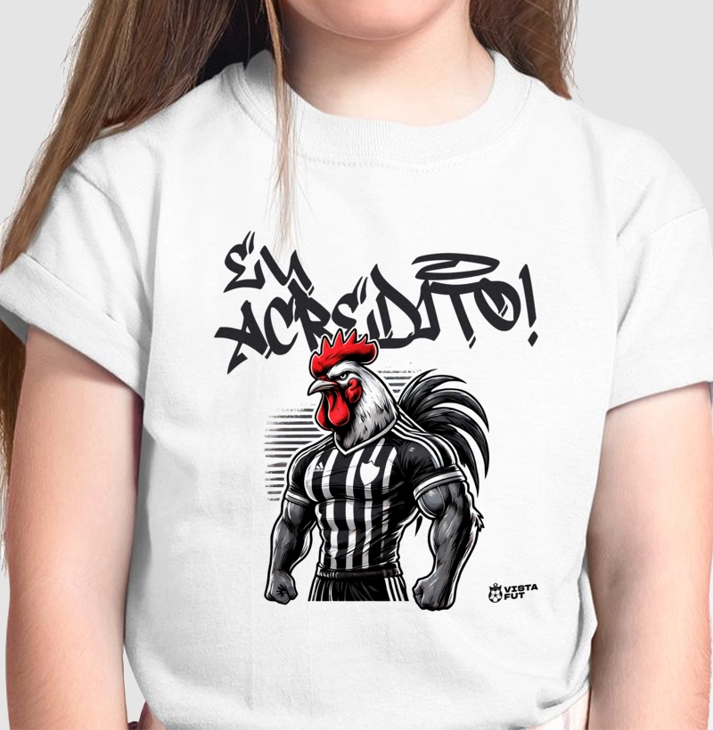 Camiseta infantil - Galo Louco
