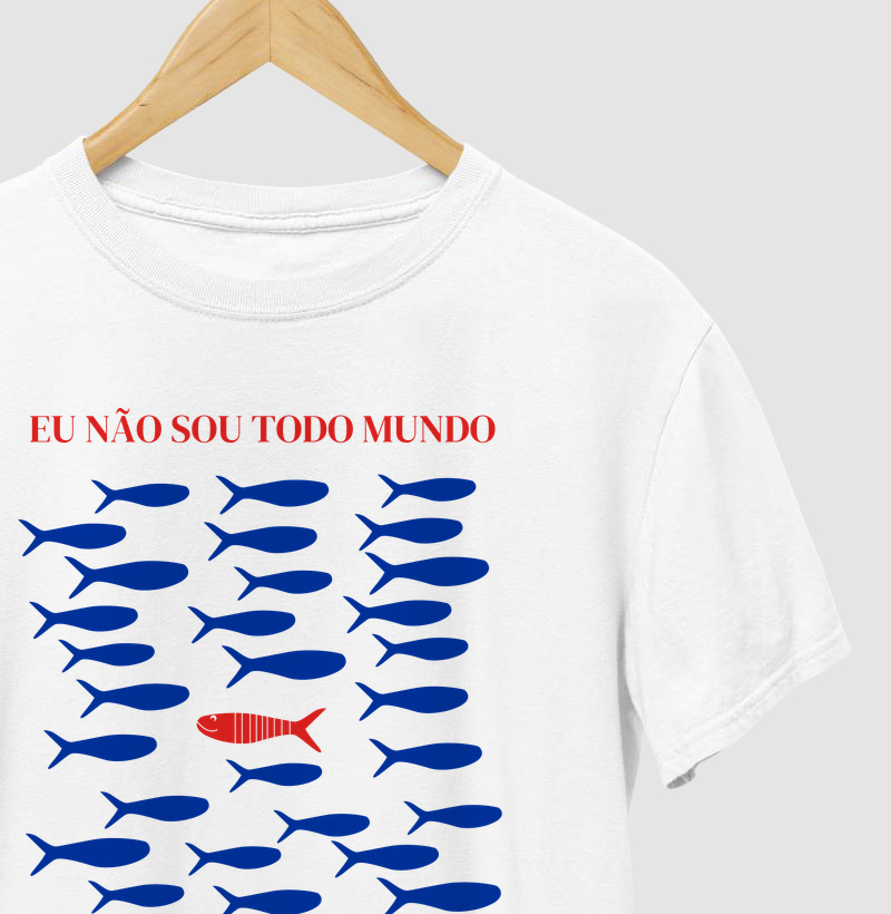 Eu Não Sou Todo Mundo - Adulto - Azul