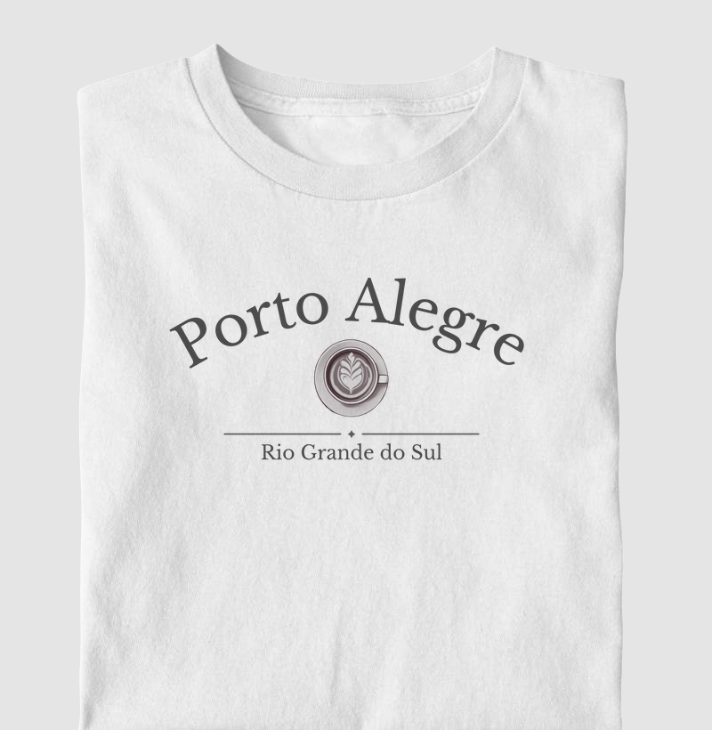 Camiseta Porto Alegre Algodão Nacional