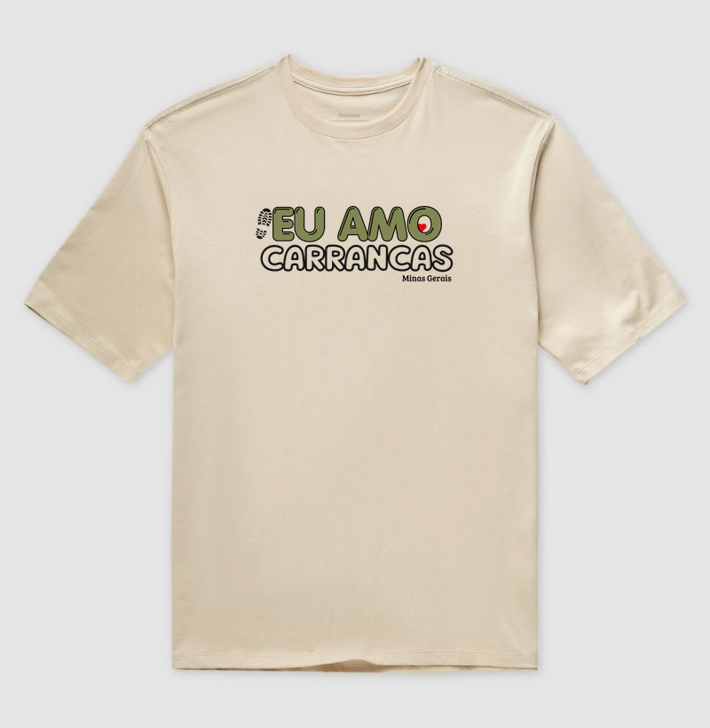 Camiseta Carrancas Oversized.