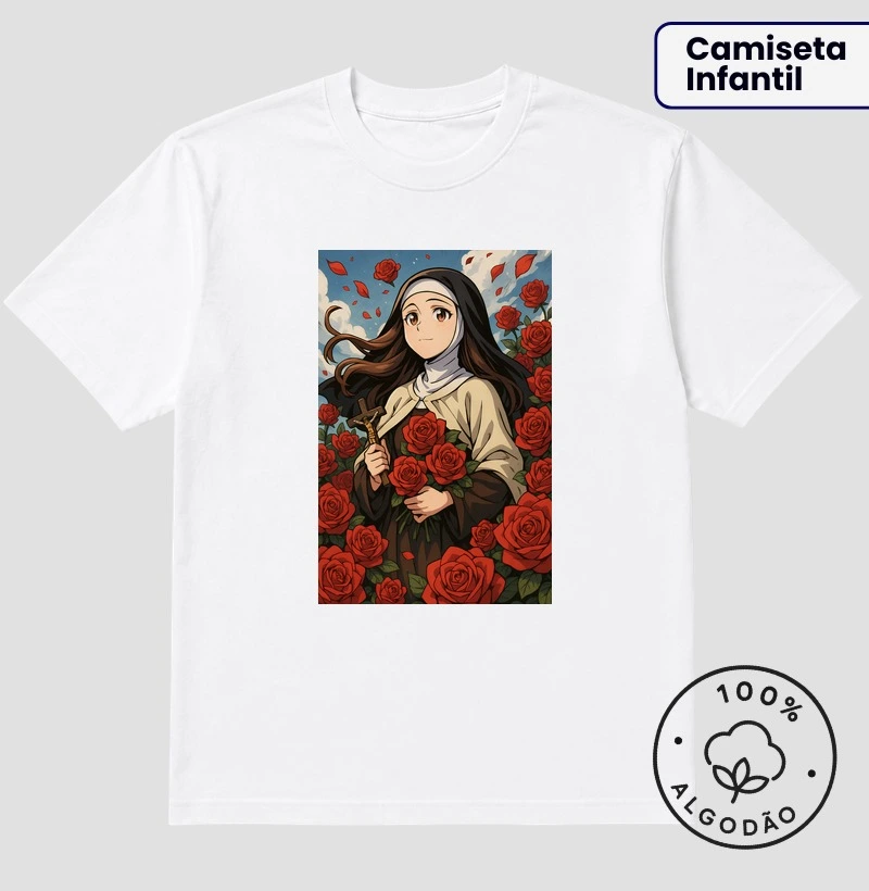 Anime - Santa Teresinha entre rosas