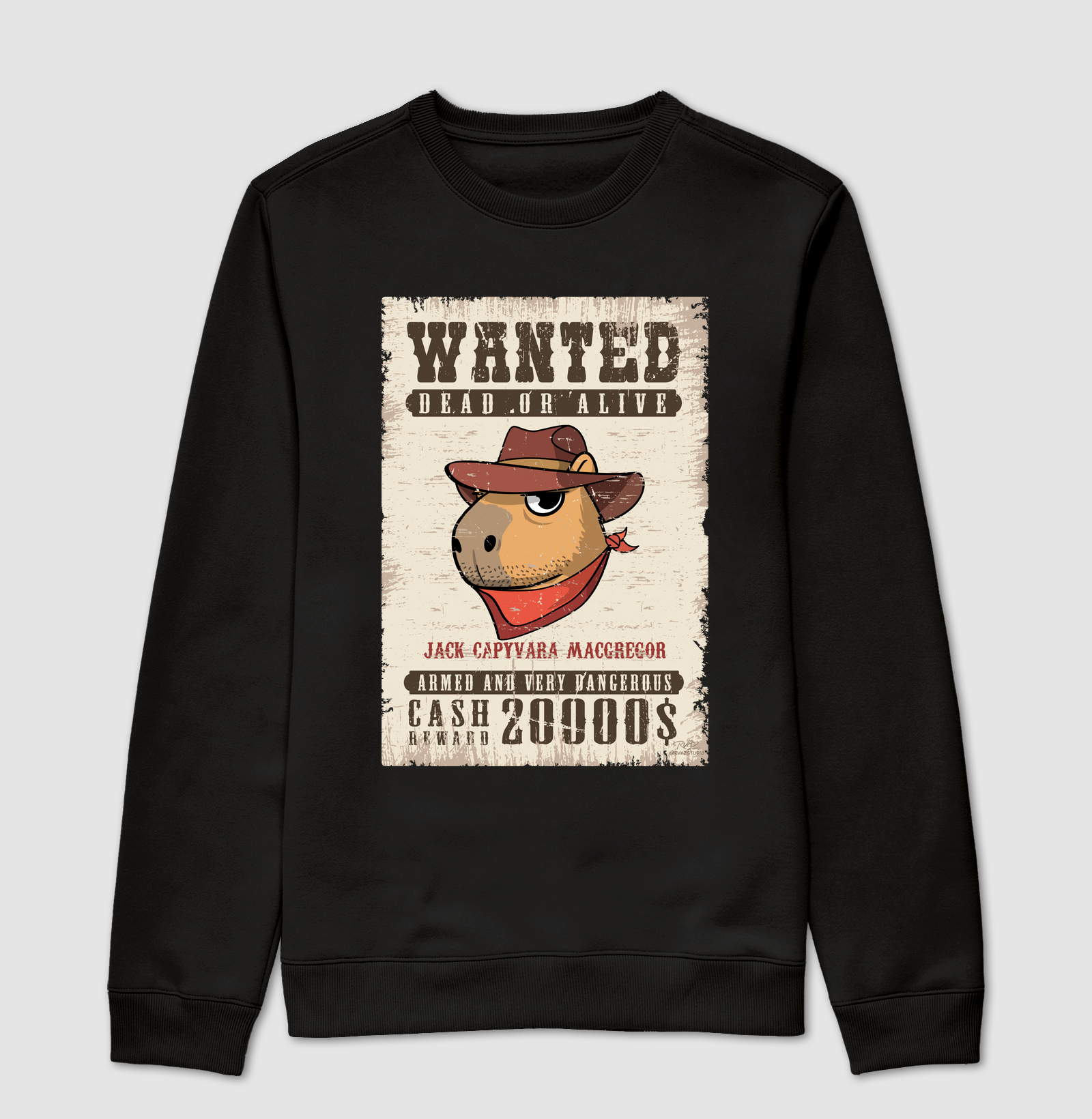 Camiseta Wanted Capivara - Suéter Moletom