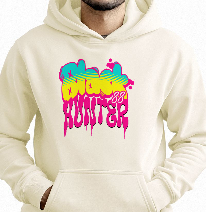moletom com capuz grafite black hunter