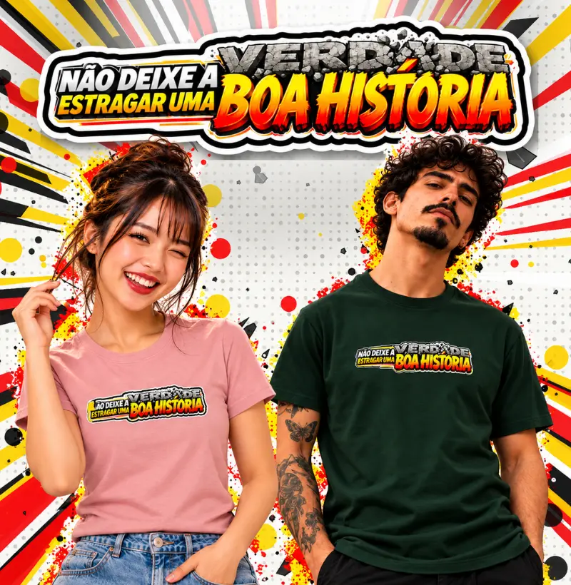 Camiseta Verdade em Algodão