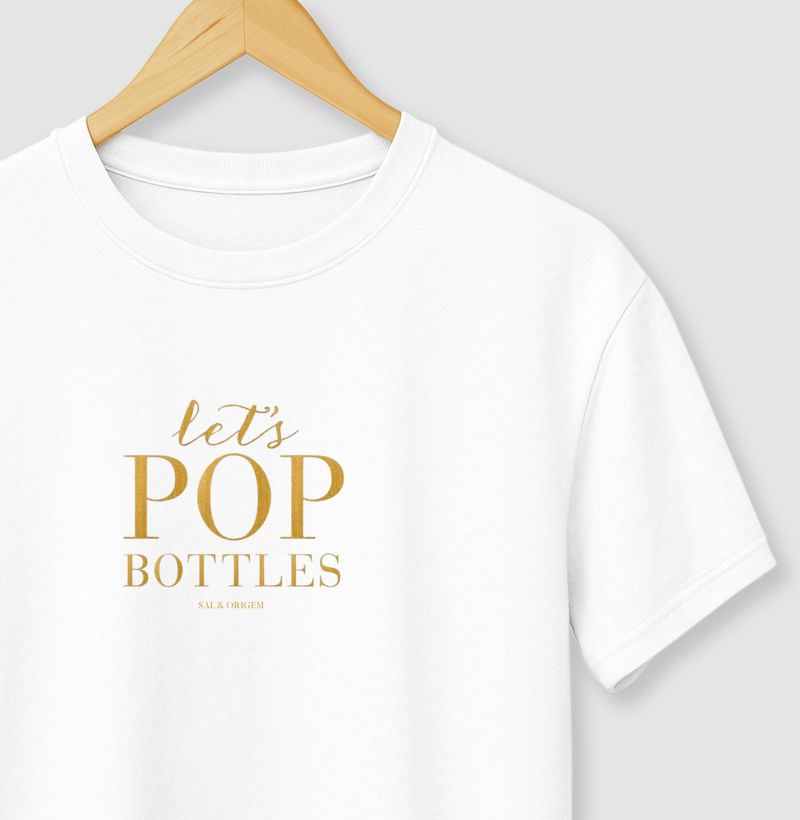 Let´s pop Bottles -> dourado
