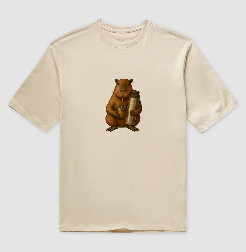 Camiseta Capincho Mateador (oversized)