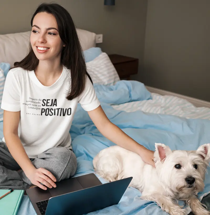 Camiseta Dog Pulse Pawsitivity Collection – Stay Pawsitive