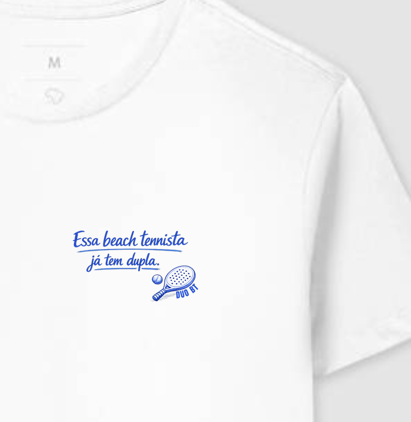 Essa beach tennista já tem dupla