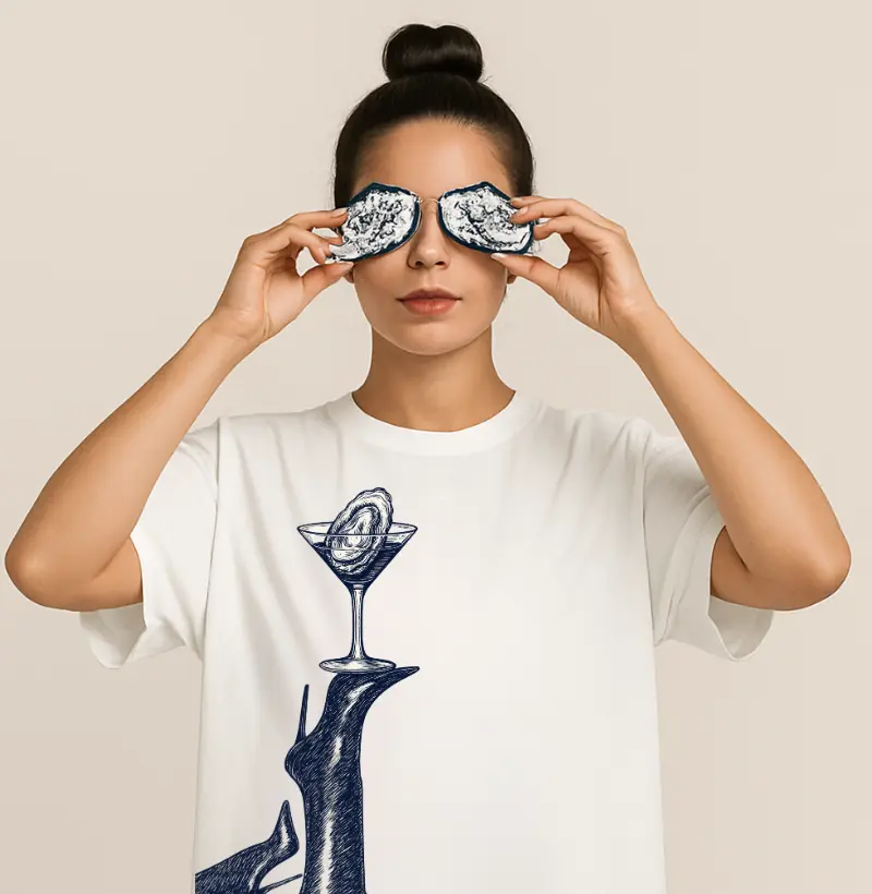 Camiseta Ostra no Salto