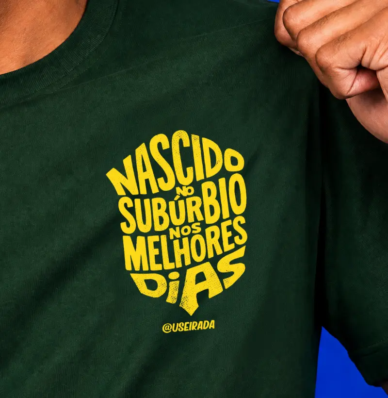 Brasão - Nascido no subúrbio nos melhores dias - Reduzida
