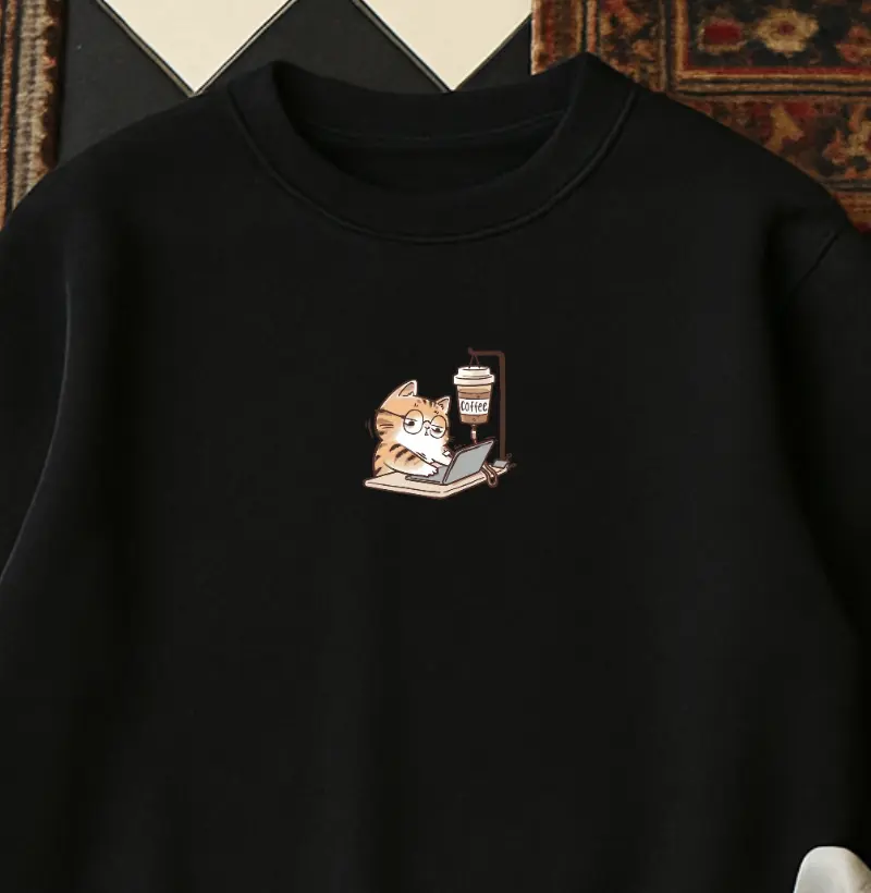 MOLETOM - Coffee Cat