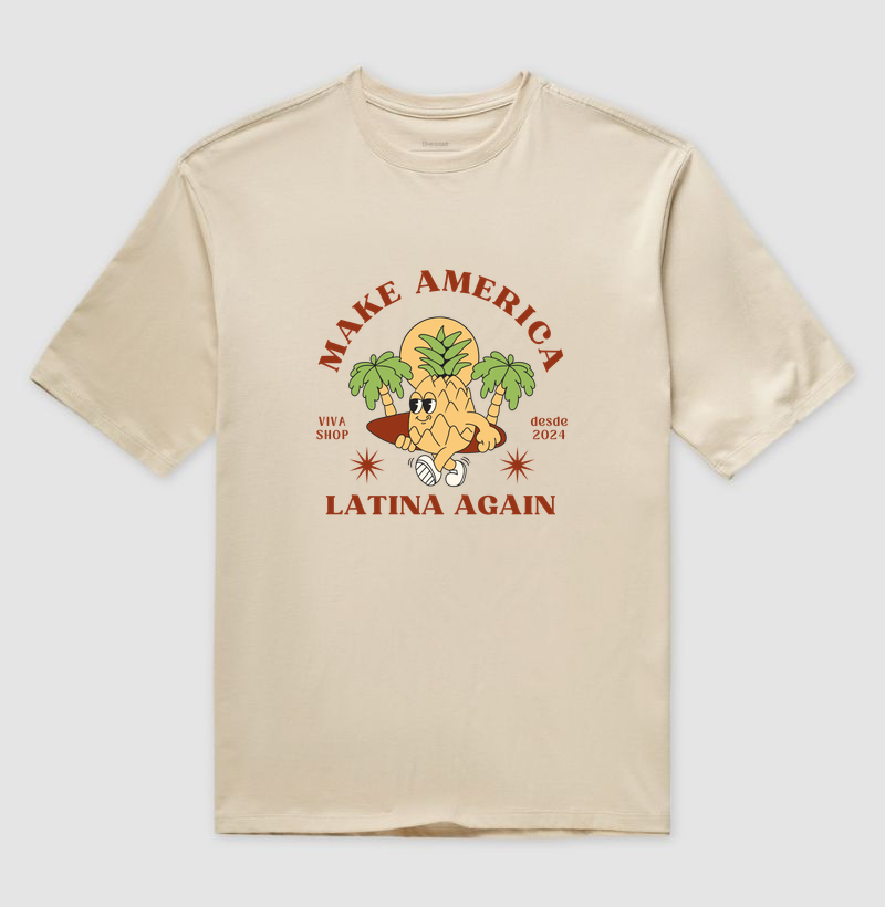 make america latina again - Camiseta Oversized