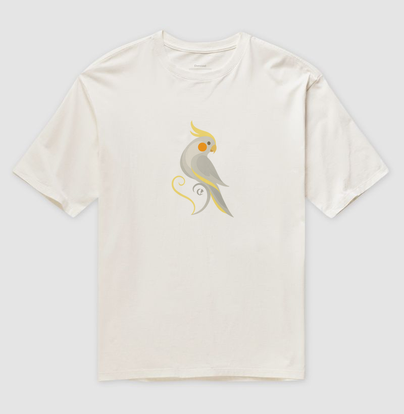 Camiseta Oversized Calopsita - Movimento