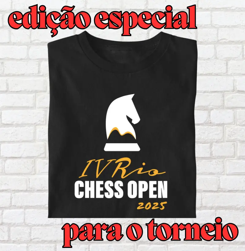 Rio Chess Open 2025 - Camiseta Infantil