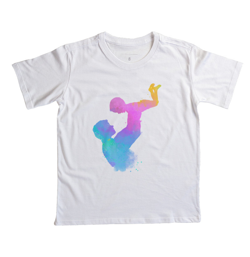 Camiseta Coleção Pai - Pai e Filho Rosa