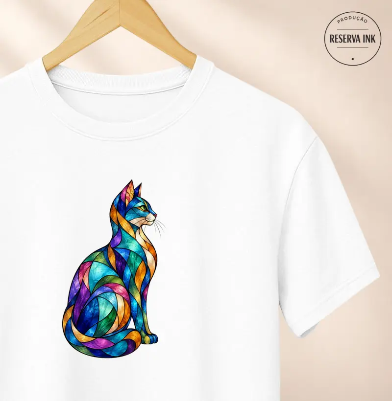 Gato em Vitral