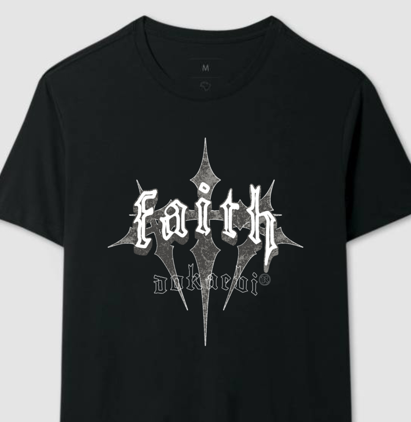 Camiseta Tríplice Cruz - Preta