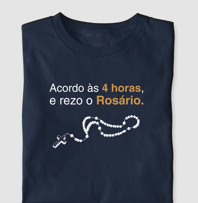 Acordo às 4 Horas e Rezo o Rosário