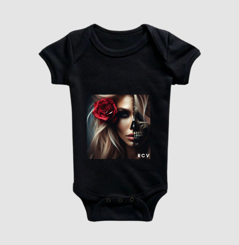 Camiseta RCV Rosa Caveira Nigth