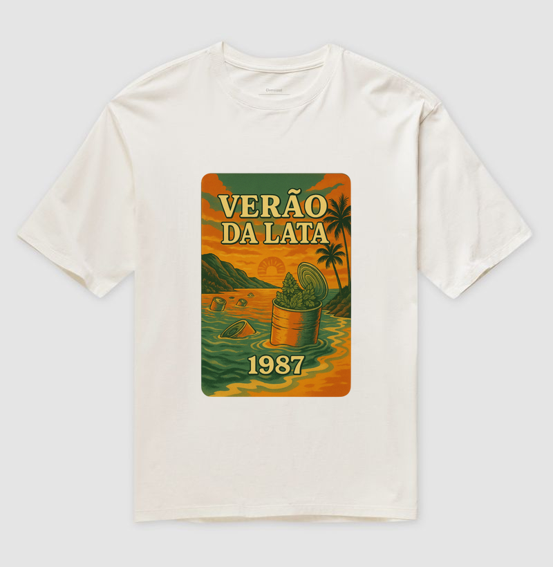 Camiseta oversized - Verão da Lata