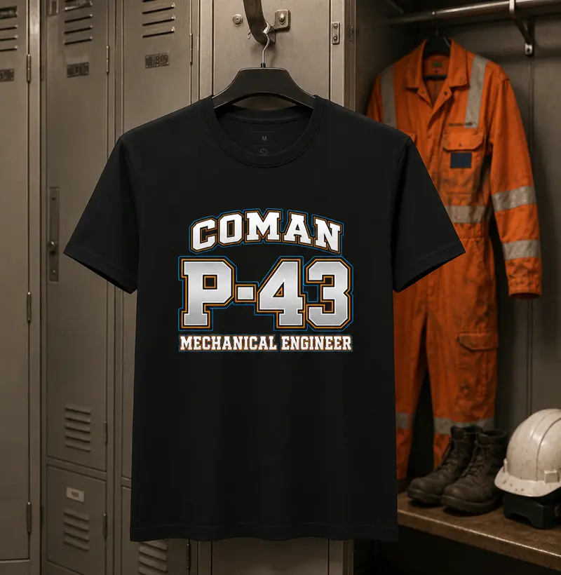 COMAN P-43 Engenharia Mecânica