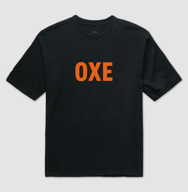 Camiseta Oversized Oxe!  Coleção Baianês. Unissex. Algodão Premium.