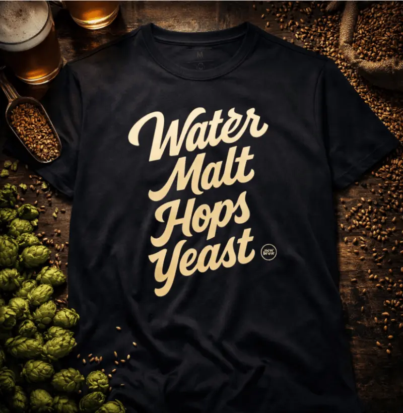 Water, Malt, Hops, Yeast - New Brew
