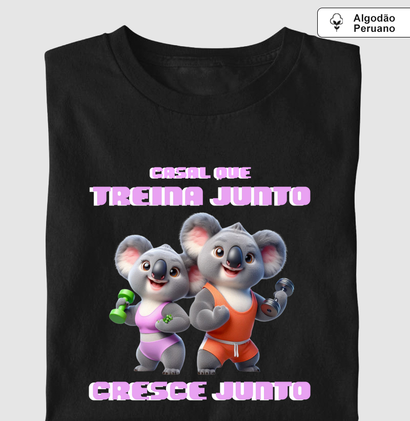 Casal que treina junto, cresce junto