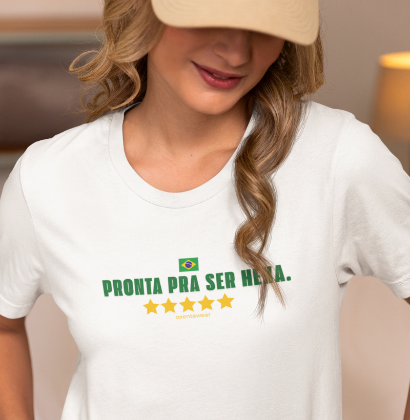 Camiseta Pronta para ser Hexa | OxenteWear