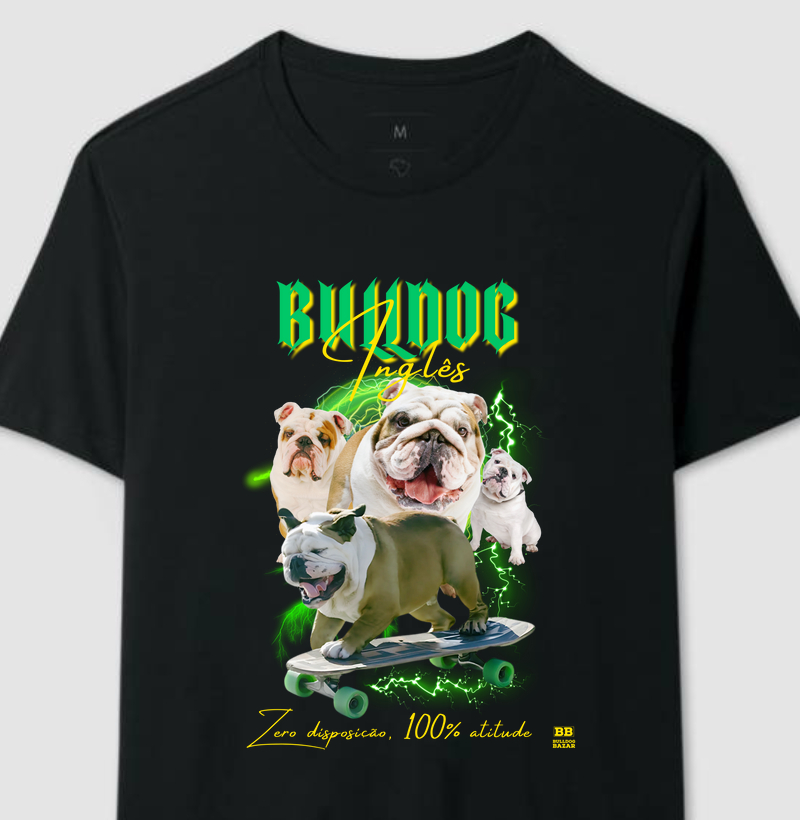 Camiseta Bulldog Ingles "Bootleg"