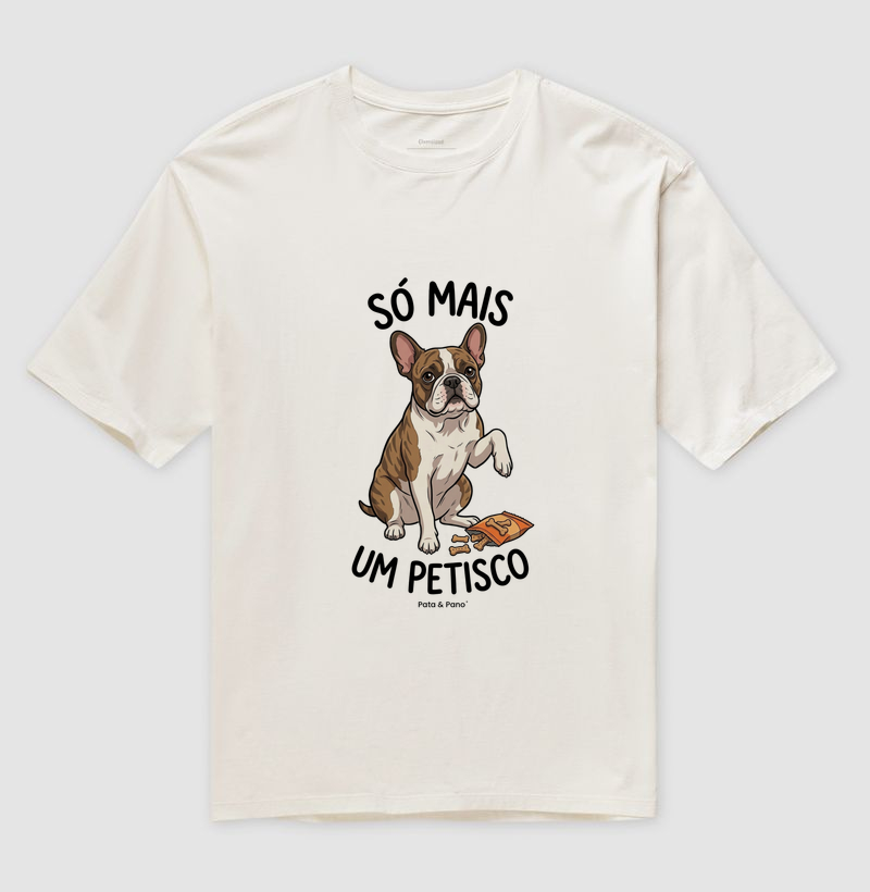 CAMISETA OVERSIZED BULLDOGUE PETISCO