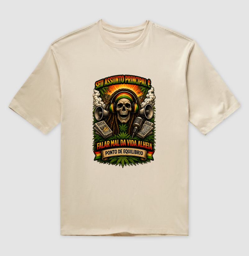 🔥 Camiseta Falar Mal da Vida Alheia – Ponto de Equilíbrio