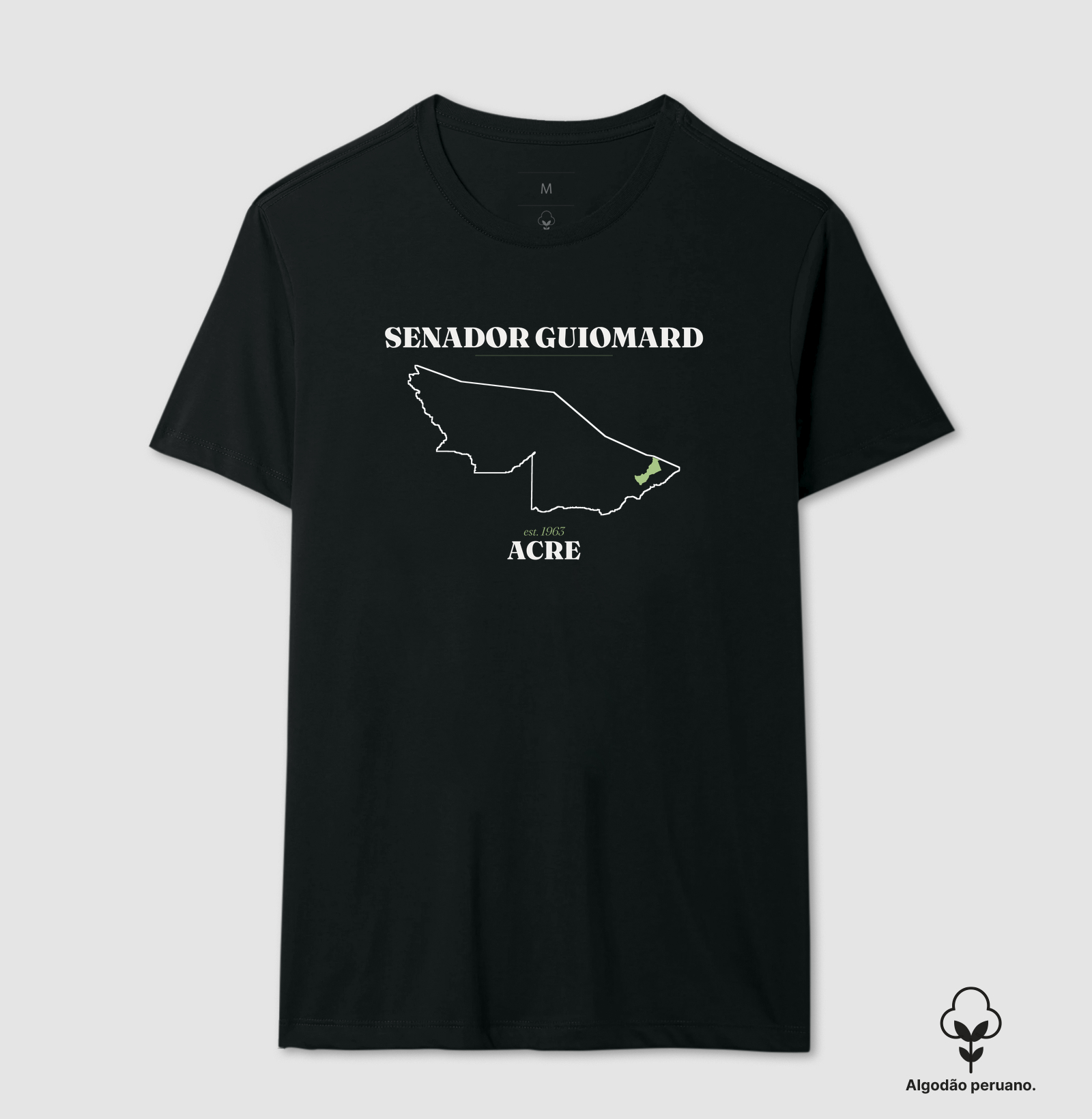 Senador Guiomard | Legado AC - Camiseta Algodão Peruano