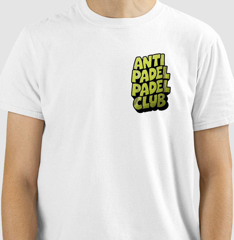 Camiseta Anti Padel Padel Club Textura Bolinha