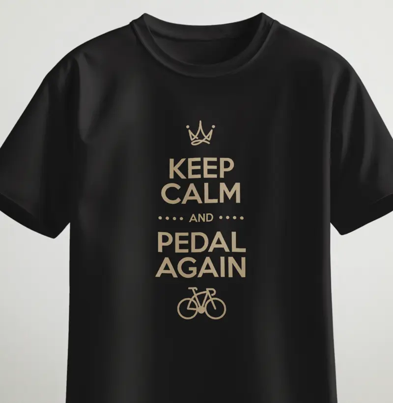 Keep calm and pedal again