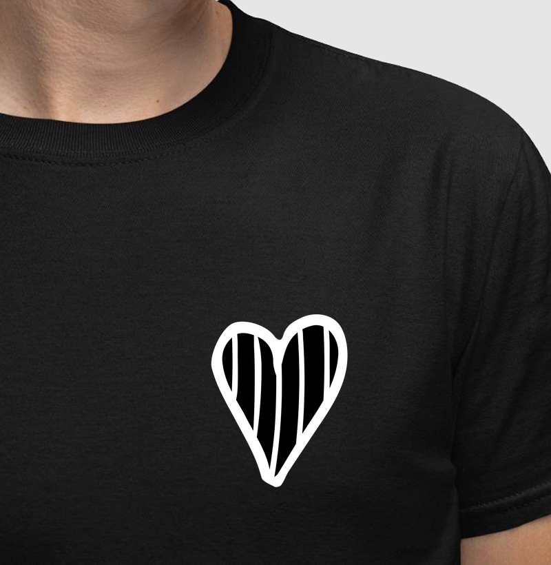 Camiseta Coração Alvinegro