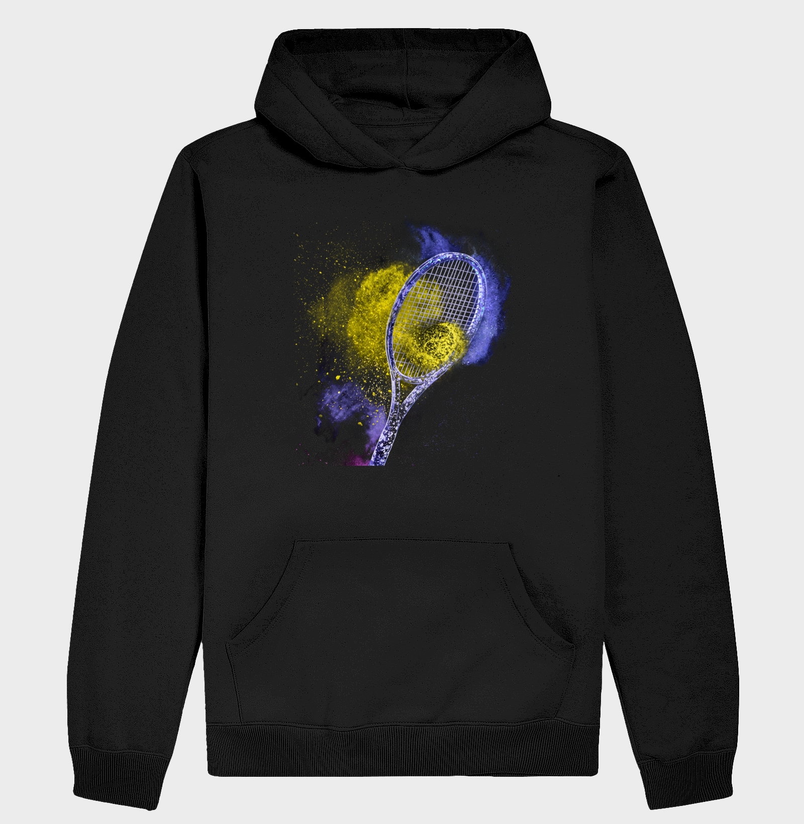 Hoodie Moletm Capuz - Feito por você "Raquete de Tennis"
