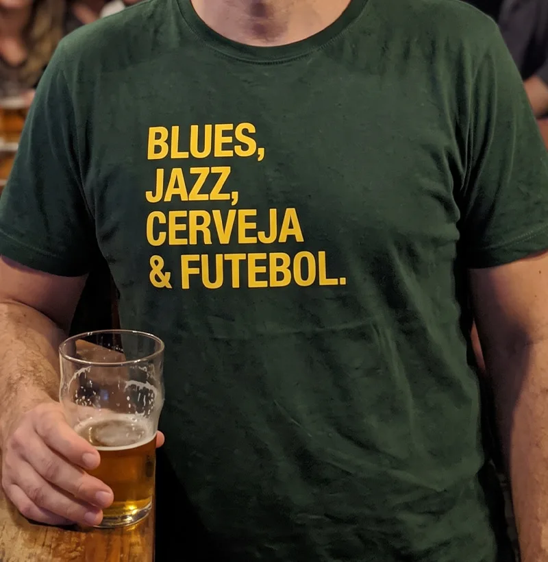 Blues, Jazz, Cerveja e Futebol
